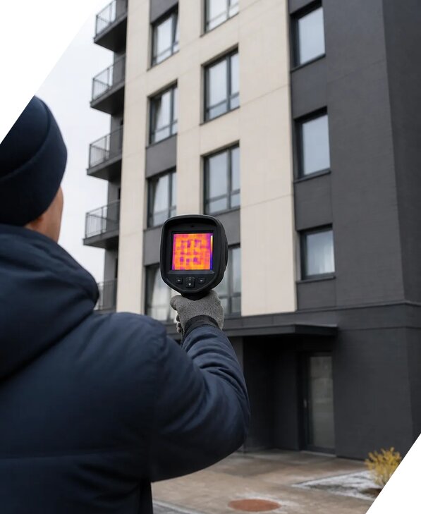 Тепловизионное обследование зданий в Красногорске от 5081 р. | ЭкспертизаРоссия